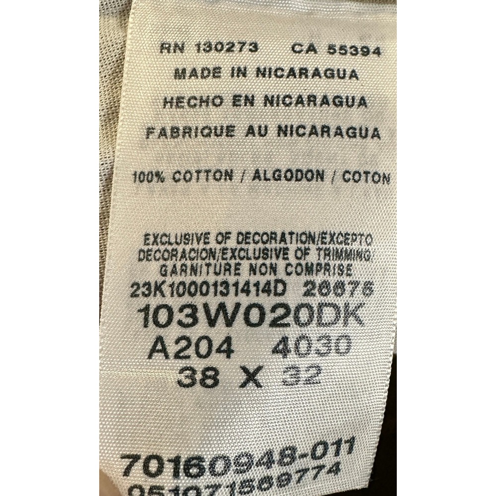 NEW Wrangler Riggs Workwear Mens 38X32 Pants Carpenter Tan Relaxed Fit Jeans - Picture 6 of 12